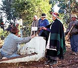 MAPUCHES DENUNCIAN DAÑOS EN CEMENTERIO.-