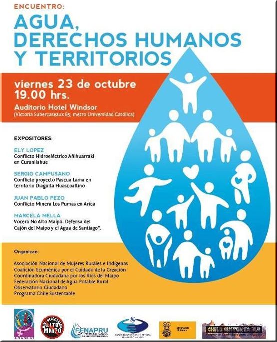 Chile,Santiago:  Agua, Derechos Humanos y Territorios