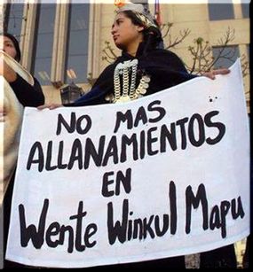VIOLENTO ALLANAMIENTO EN COMUNIDAD WENTE WINKUL MAPU