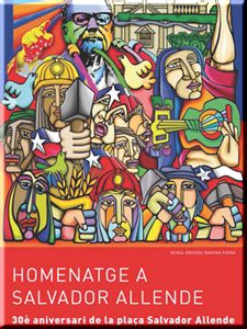 11 de setembre de 2015: homenatge de Barcelona a Salvador Allende