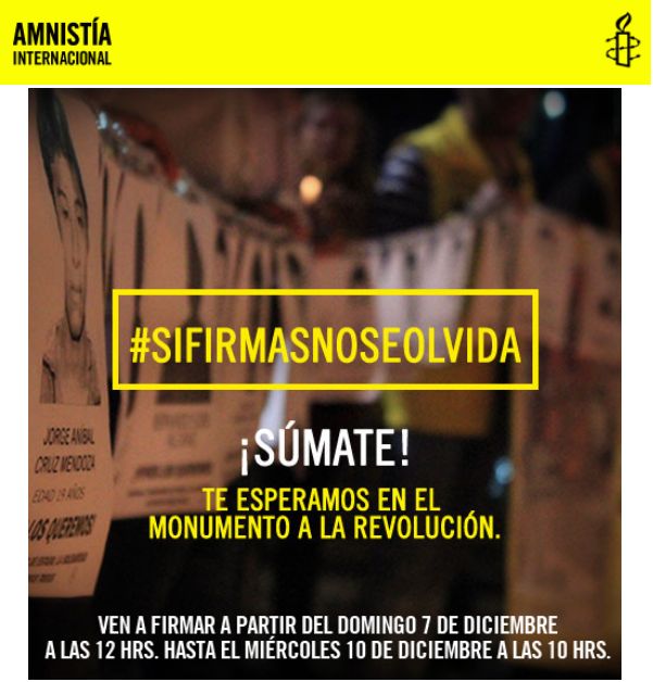 Te invitamos a sumarte a nuestra campaña #SiFirmasNoSeOlvida.