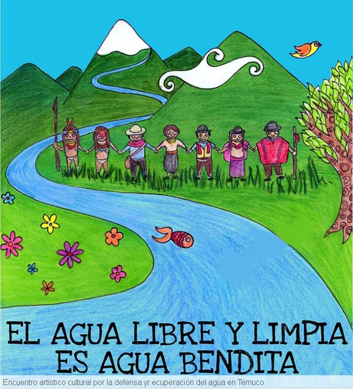 Temuco, encuentro artístico cultural por la defensa y recuperación del agua 