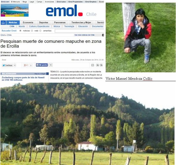 El asesinato de comunero Mapuche, la responsabilidad política de carabineros y las sospechas 