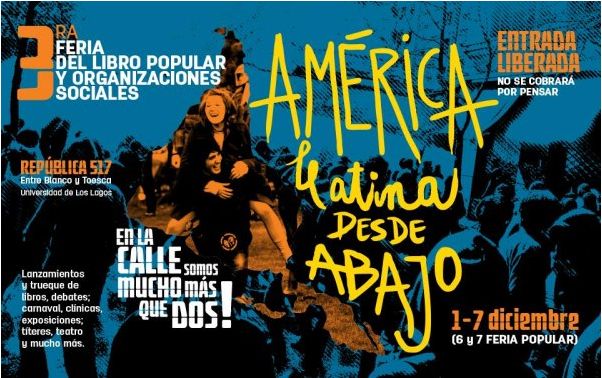 Una semana de libros libres: Se inicia  Feria América Le Atina desde abajo.