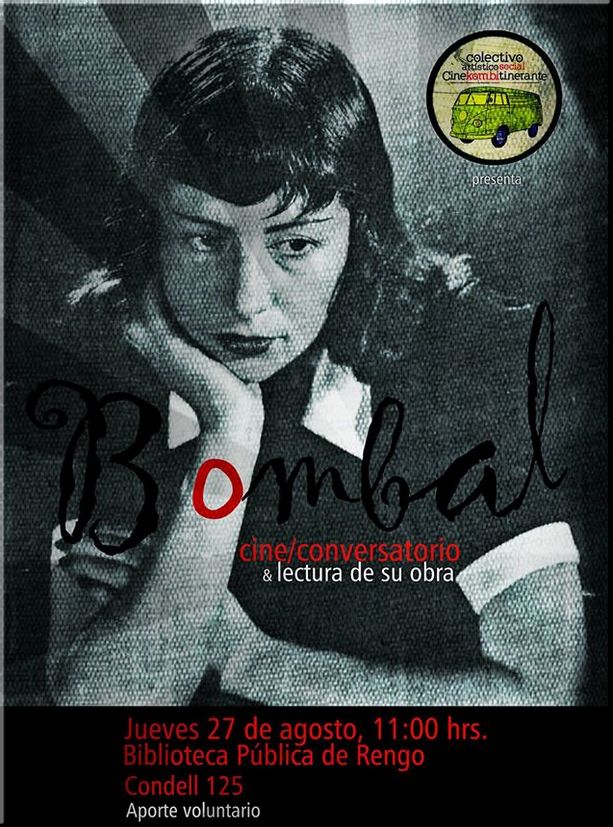 Conversatorio (cine y lectura) sobre la obra de la escritora chilena María Luisa Bombal