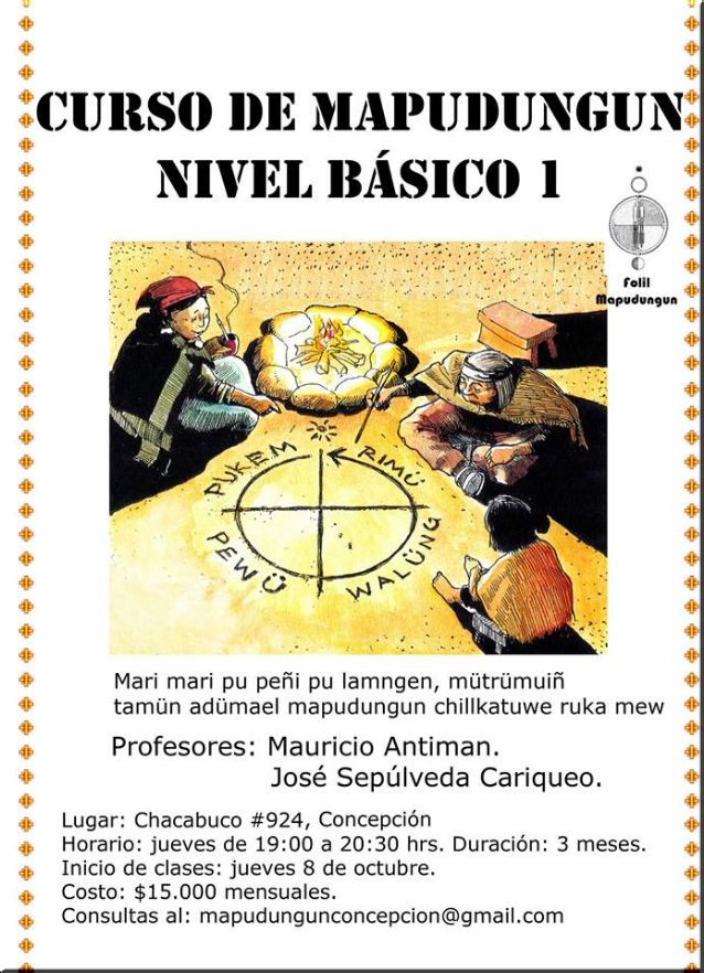 Chile, Concepción: Curso de Mapudungun Nivel Basico I