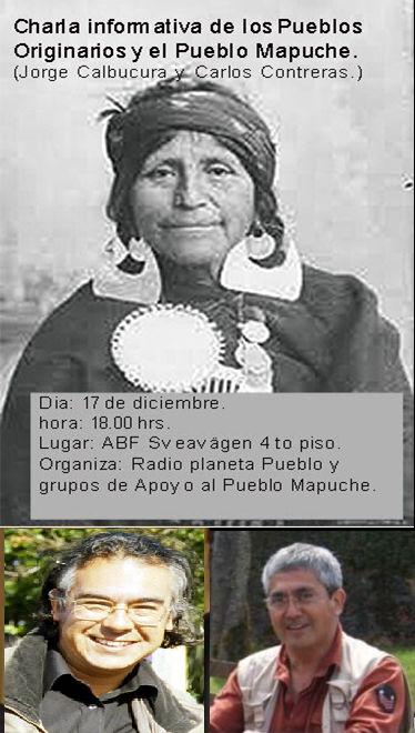 Suecia, Estocolmo, Charla informativa de los Pueblos Originarios y el Pueblo Mapuche