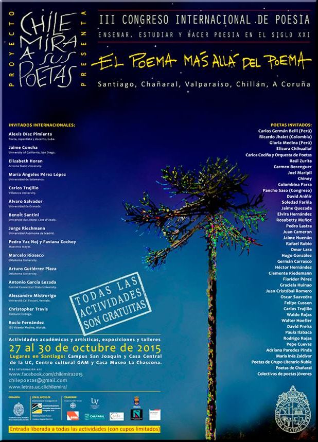 Chile, Santiago: III Congreso Internacional de Poesía 