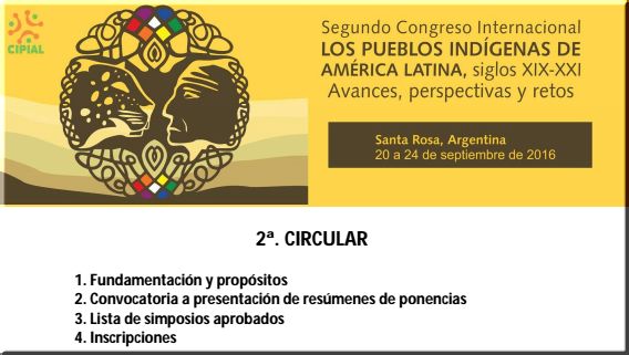 II Congreso Internacional Los Pueblos Indígenas de América Latina. Siglos XIX-XXI