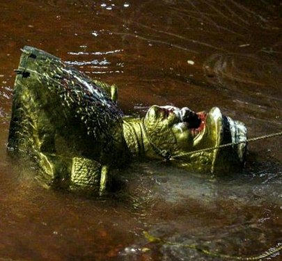 Collipulli: derriban el busto del genocida Cornelio Saavedra
