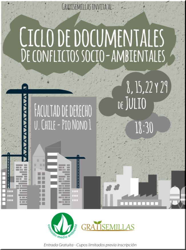 Chile, Santiago : Ciclo de documentales de conflictos socio-ambientales