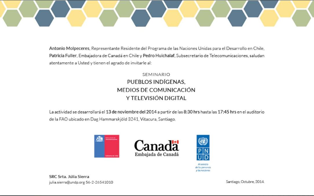 SEMINARIO  PUEBLOS INDÍGENAS,  MEDIOS DE COMUNICACIÓN  Y TELEVISIÓN DIGITAL