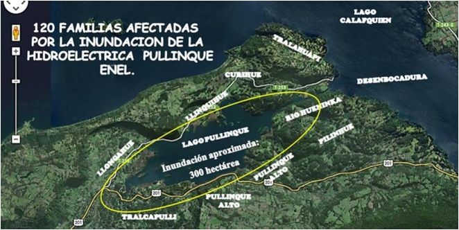 Familias mapuche de Pullinque rechazan compensación económica de Enel
