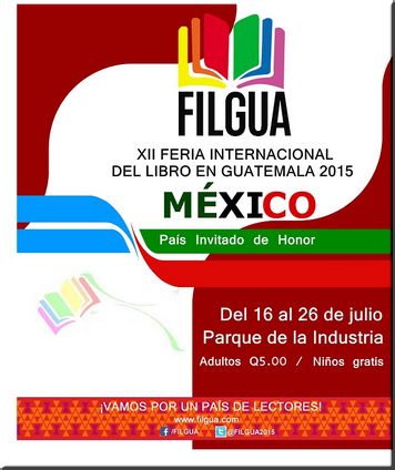 XII edición de la Feria Internacional del Libro en Guatemala, Filgua 2015