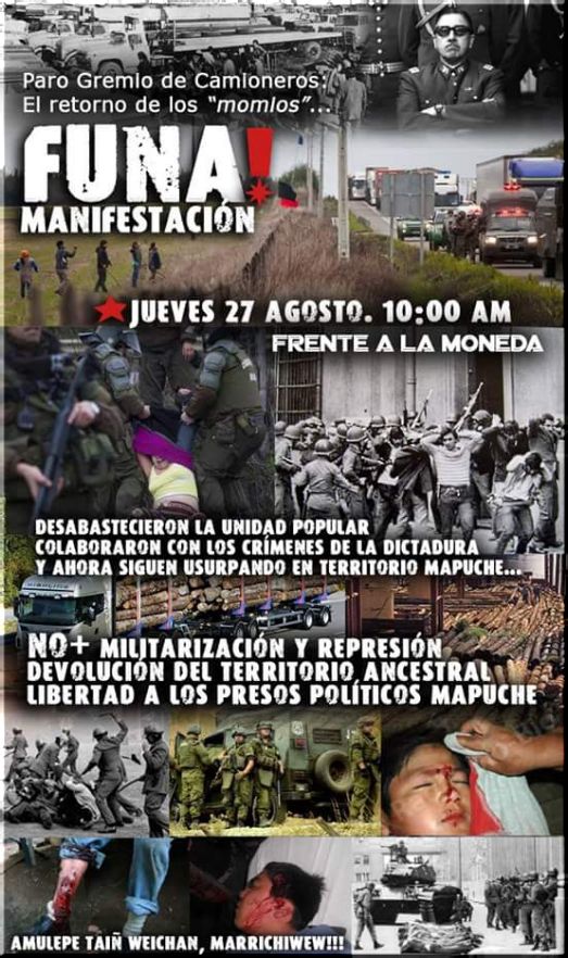 Madres en Resistencia APOYANDO LUCHA Y REIVINDICACIONES MAPUCHE
