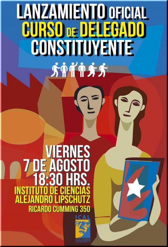 Chile,Santiago: curso de Delegado Constituyente