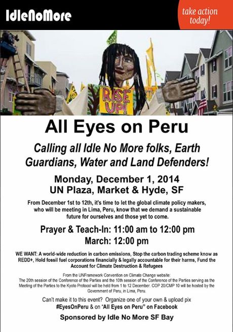 Idle No More stands in solidarity with all land and human rights defenders and protectors.