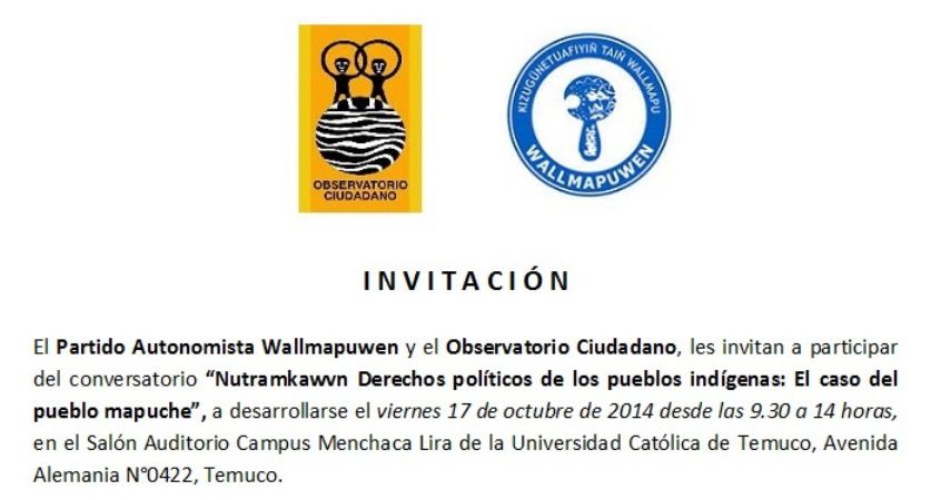 Derechos políticos de los pueblos indígenas: El caso del pueblo mapuche