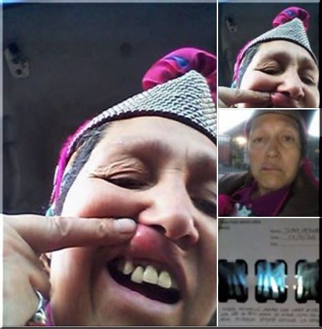 NUEVA detencion de la LONKO Juana Calfunao Paillalef   (ver video)