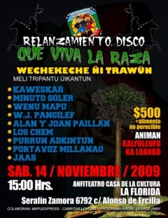 Relanzamiento Disco "Que viva la raza"