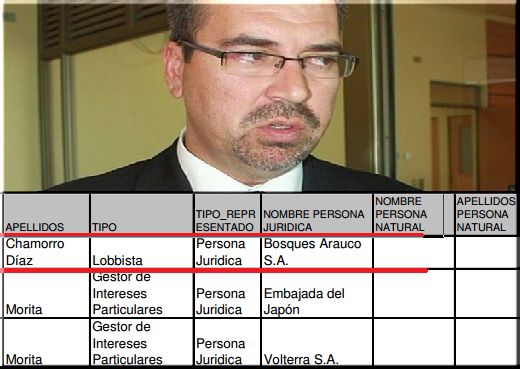 Ex Fiscal persecutor de la resistencia Mapuche ahora aparece como lobbista de Forestal Arauco