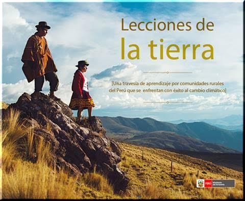 Libro destaca exitosas iniciativas de comunidades frente al cambio climático