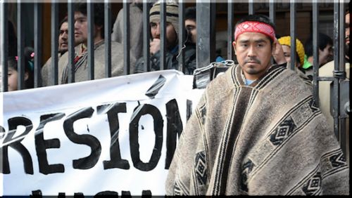 Marcha en apoyo a comunidades Mapuche de Malleco (video) 