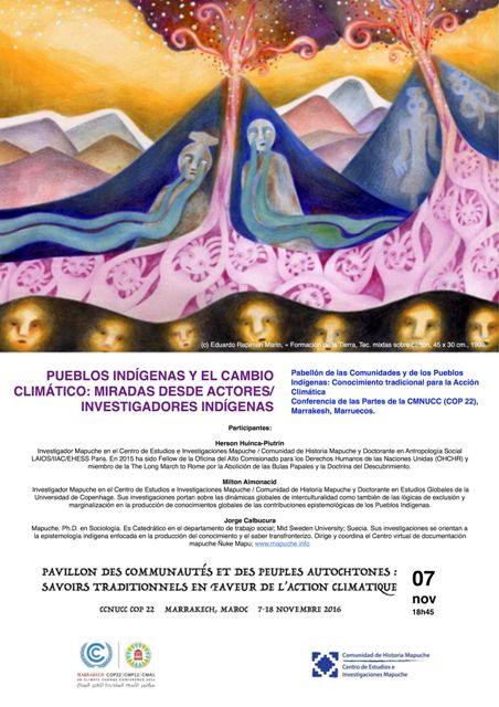 Delegación mapuche a Conferencia de las Naciones Unidas para el Cambio Climático 