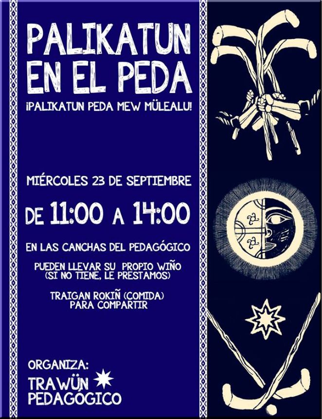 Chile, Santiago: A jugar Palin - MAGEKÜNÜIMÜN KOM PU CHE, PALIKANTUMEAIÑ!