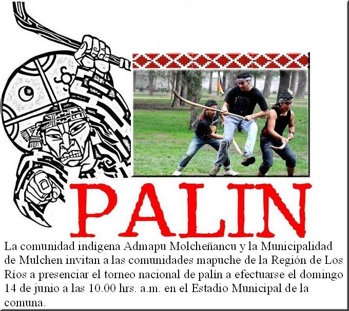 Invitan a torneo nacional de palín que se efectuará en Mulchén