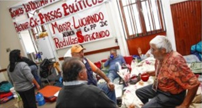 Ex presos políticos cumplen veinte días en huelga de hambre