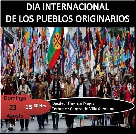 Chile, Villa Alemana :  DIA INTERNACIONAL DE LOS PUEBLOS ORIGINARIOS