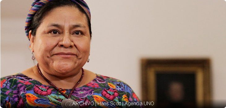 La Premio Nobel de la Paz, Rigoberta Menchú, de visita en Temuco