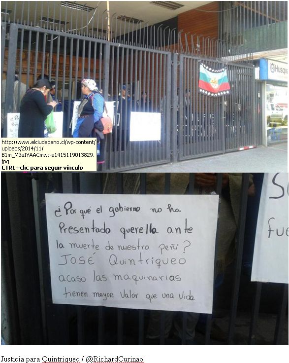 Comunidad mapuche de Nilpe se toma instalaciones de Conadi en Temuco
