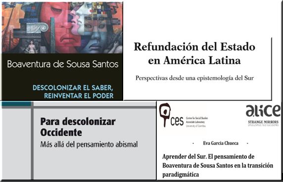 Libros de :  Boaventura de Sousa Santos     (PDF para revisión o descarga)