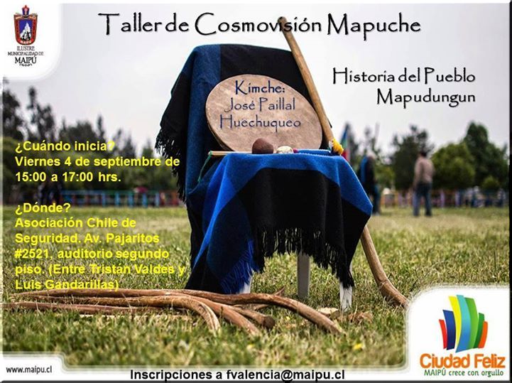 Chile, Santiago: Taller de Cosmovisión Mapuche
