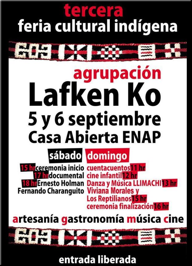 Chile, Concon : 3er Encuentro cultural indigena