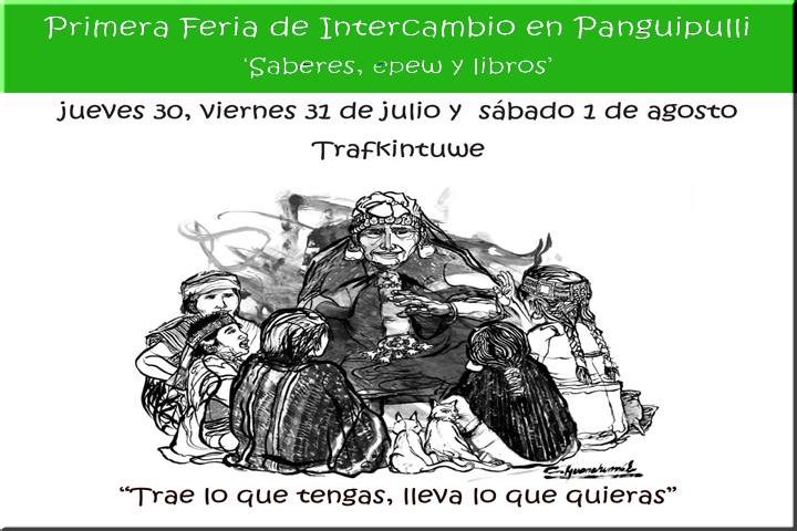 1° Feria de intercambio en Panguipulli SABERES, EPEW Y LIBROS