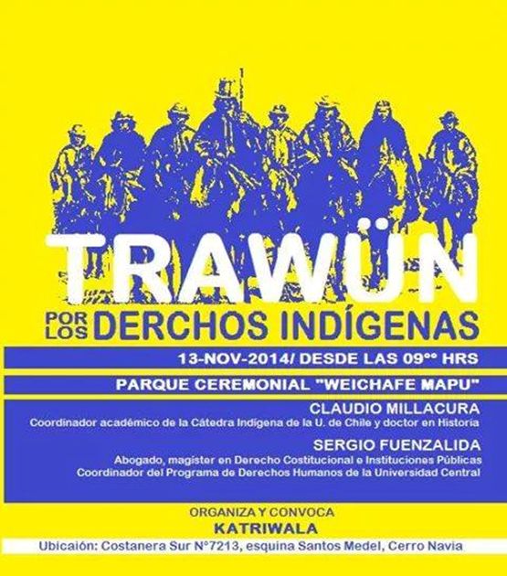 Trawun por los derechos indígenas para organizaciones de la Región Metropolitana