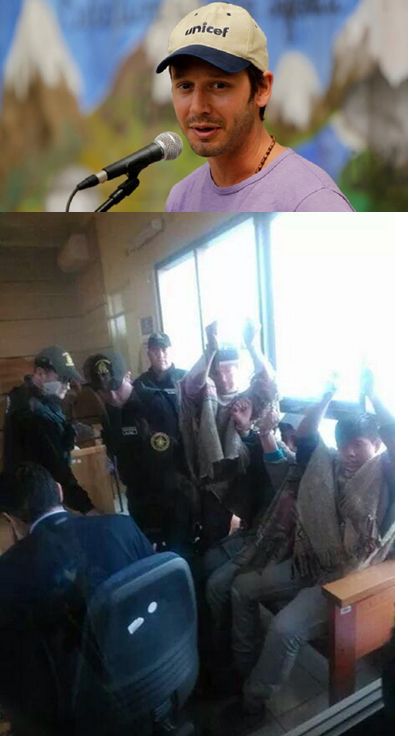 Benjamín Vicuña rechaza polémica foto de niños mapuches esposados
