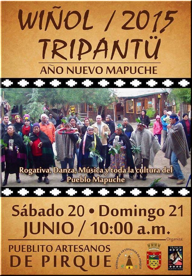 Wiñol Tripantu  2015   -  Año Nuevo Mapuche