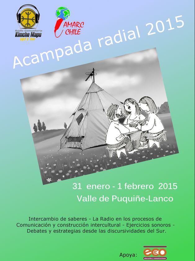 Organizan acampada radial 2015 en el Valle de Puquiñe - Lanco