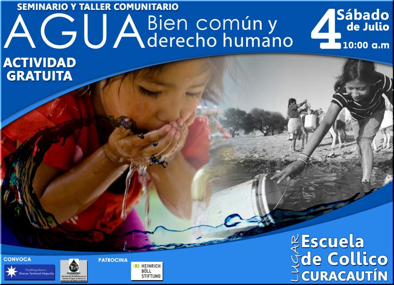 Trawun en Kurakautín por la recuperación del agua como bien común y derecho humano