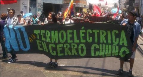 Ciudadanía en Arica reactiva movilizaciones contra termoeléctrica “cerro chuño” 