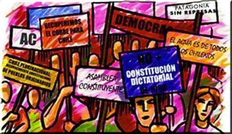 Francia,Paris:  No más dictadura! Asamblea Constituyente Ahora!