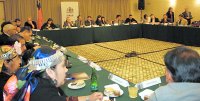 Parlamentarios de UE con mapuches 