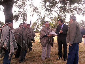 Conadi entregó sitio ceremonial