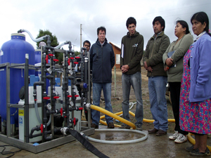 Comunidad mapuche de Lumaco ahora cuenta con planta para potabilizar el agua