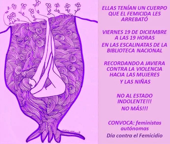 Contra el Femicidio, el 19 a las 19 horas