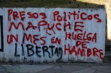 Pintadas por los Presos Politicos Mapuche
